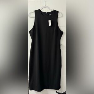 Brand New Express sleeveless black dress size L